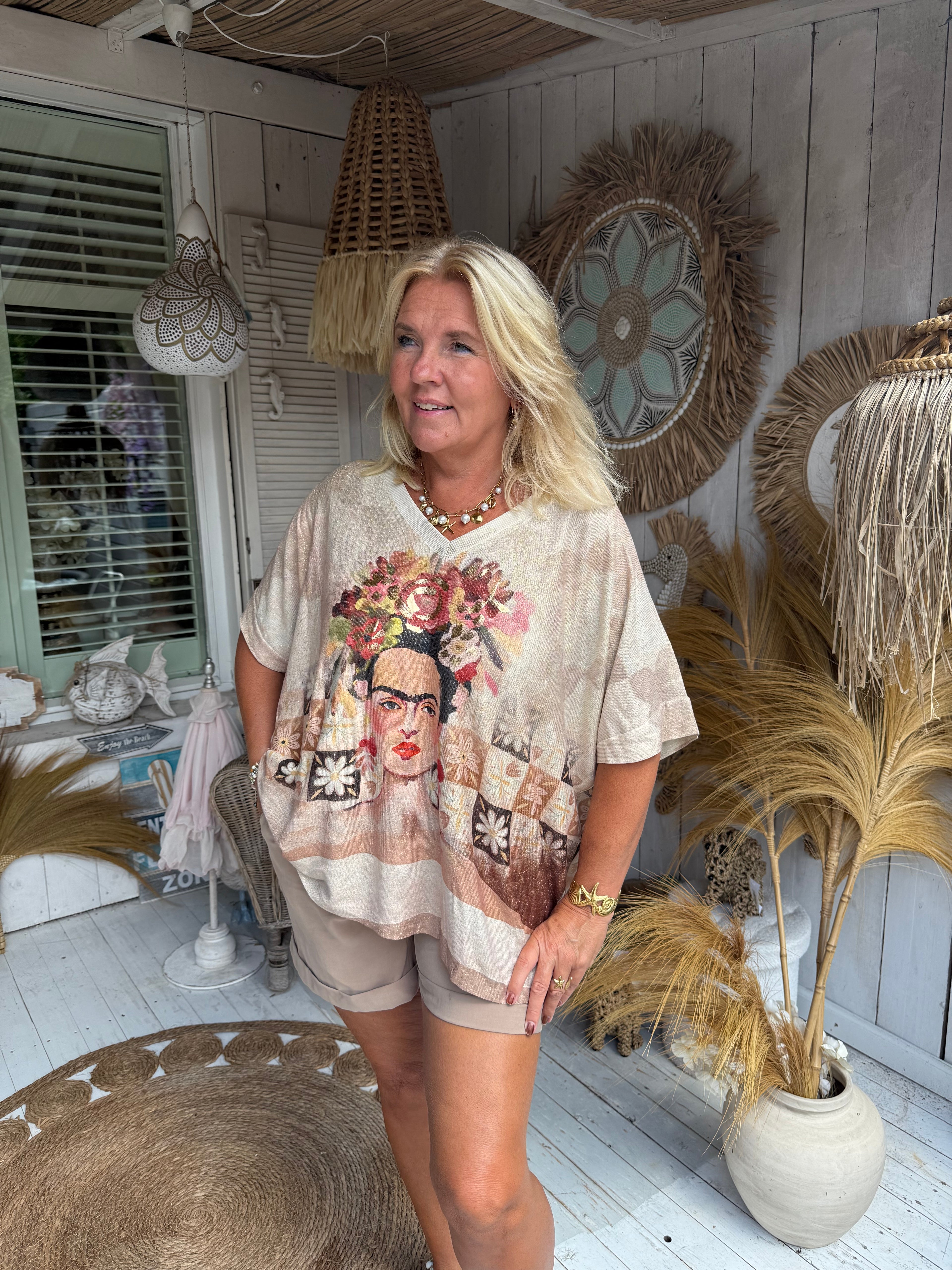 Top Frida beige