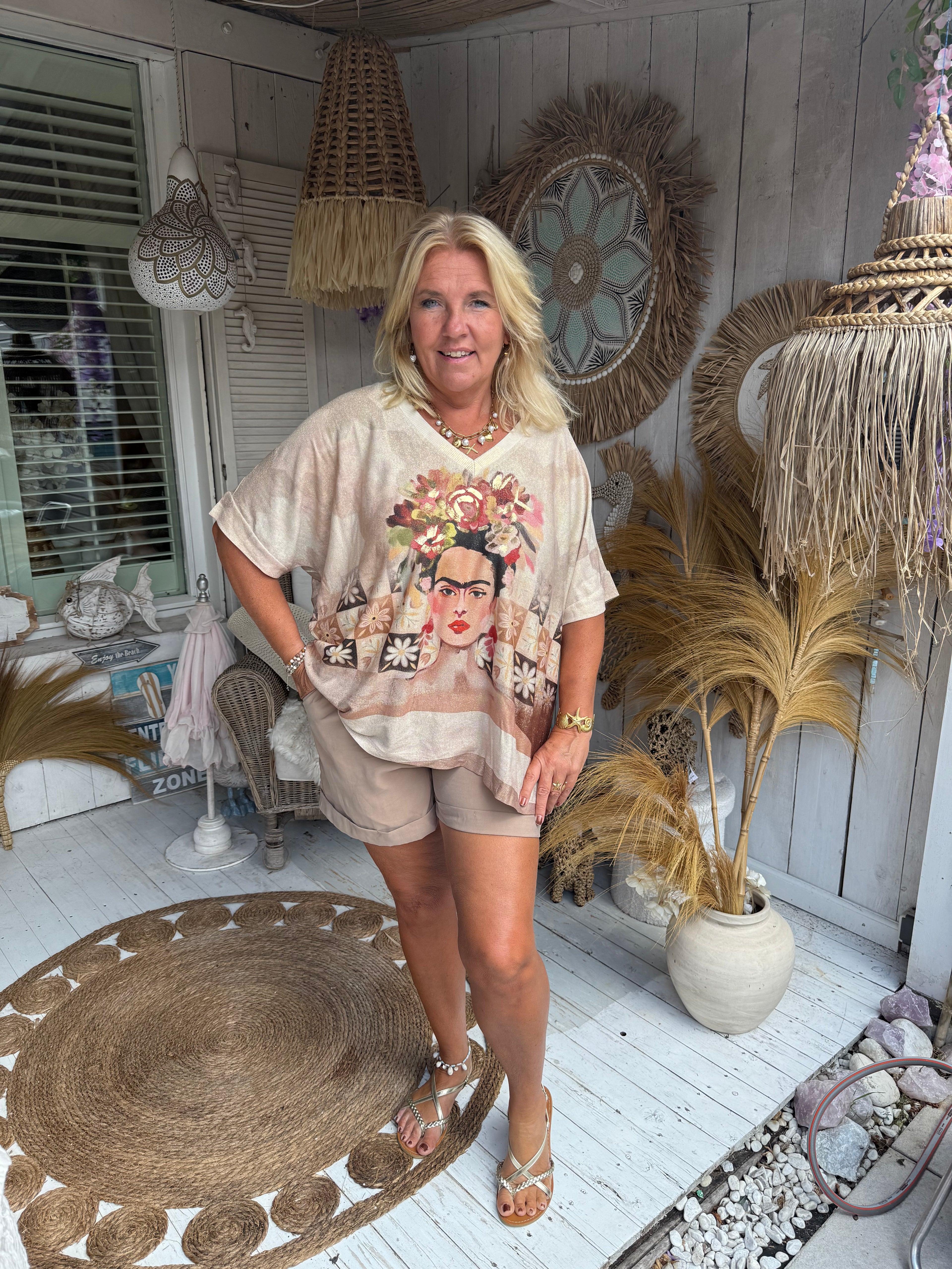 Top Frida beige