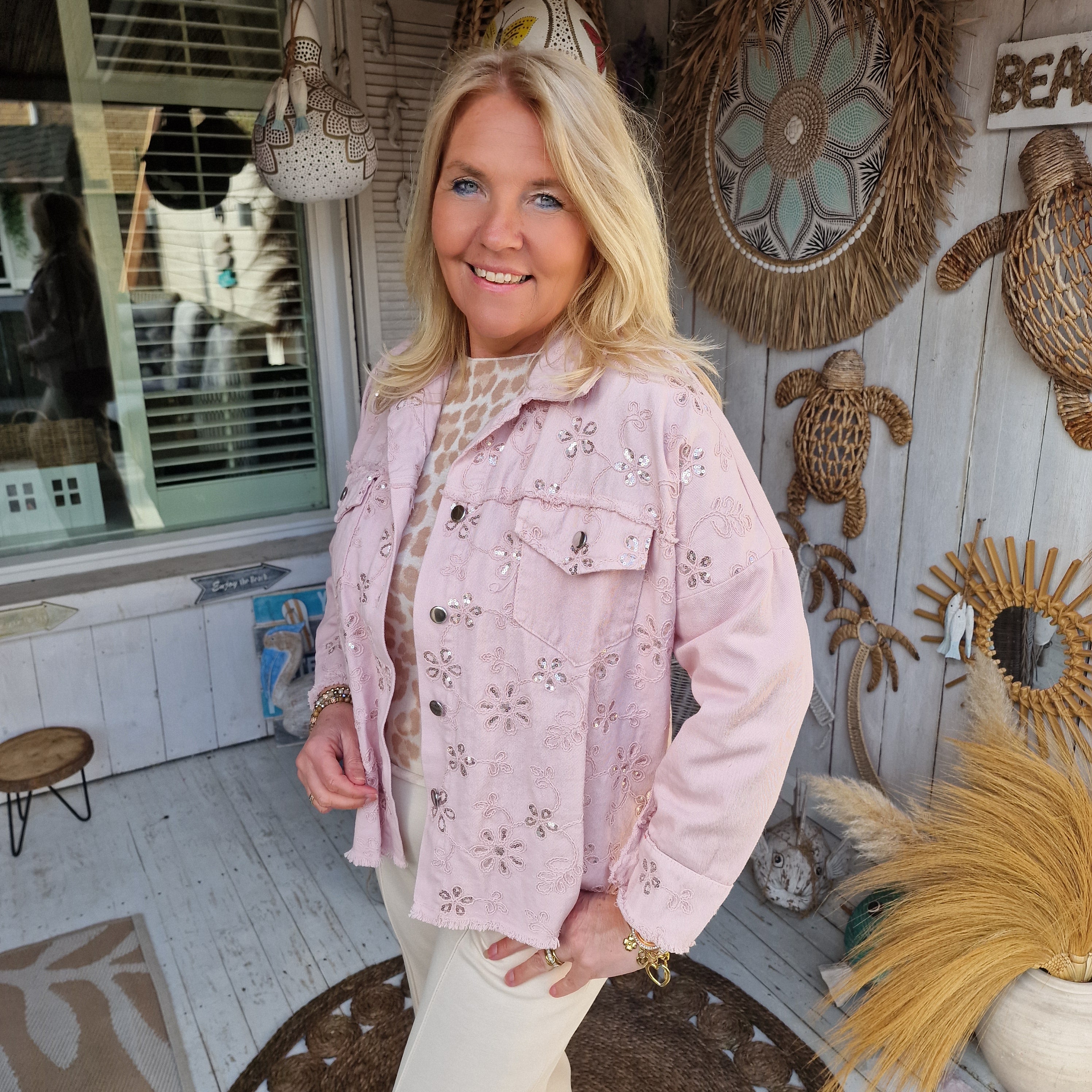 Sahara Bloom Jacket roze