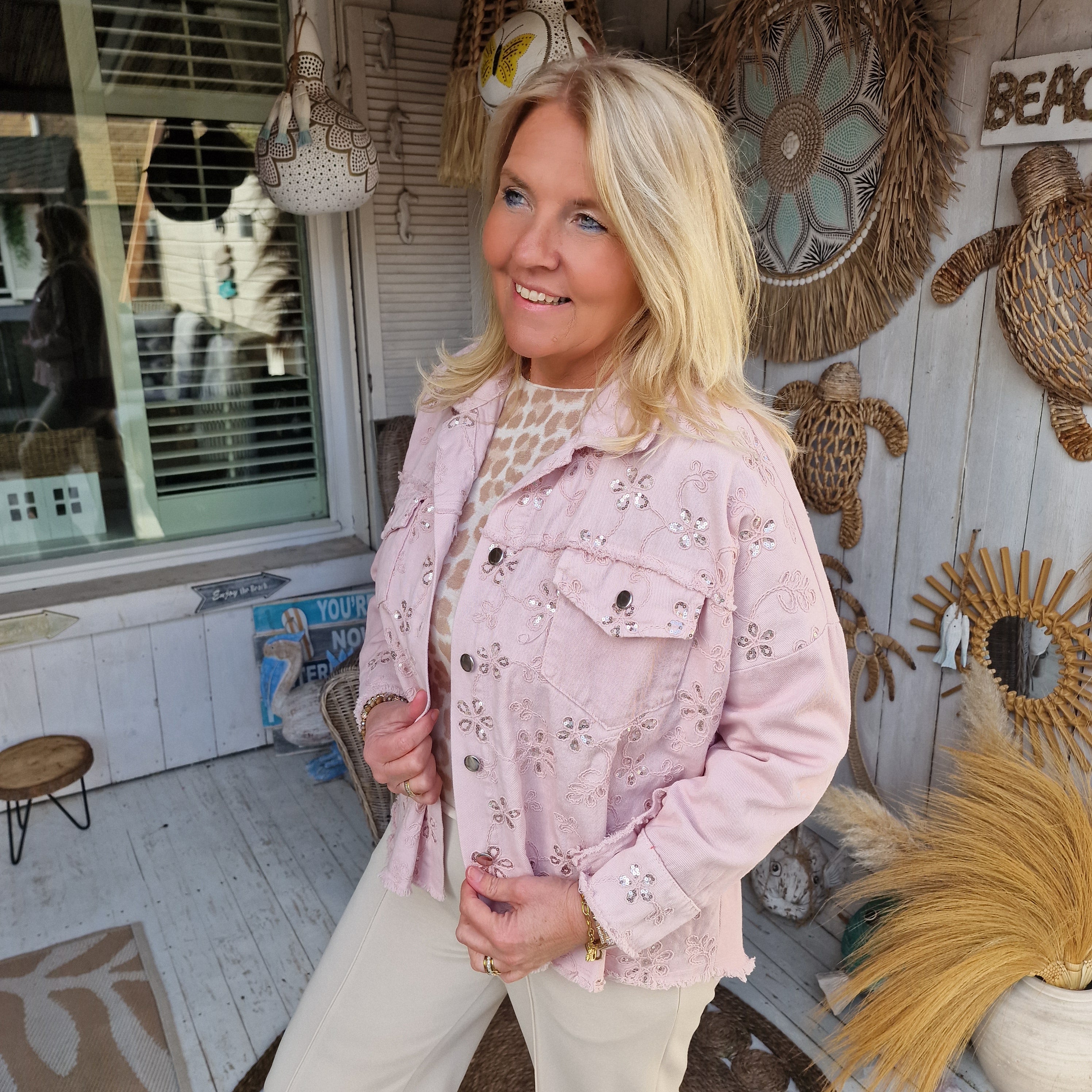 Sahara Bloom Jacket roze