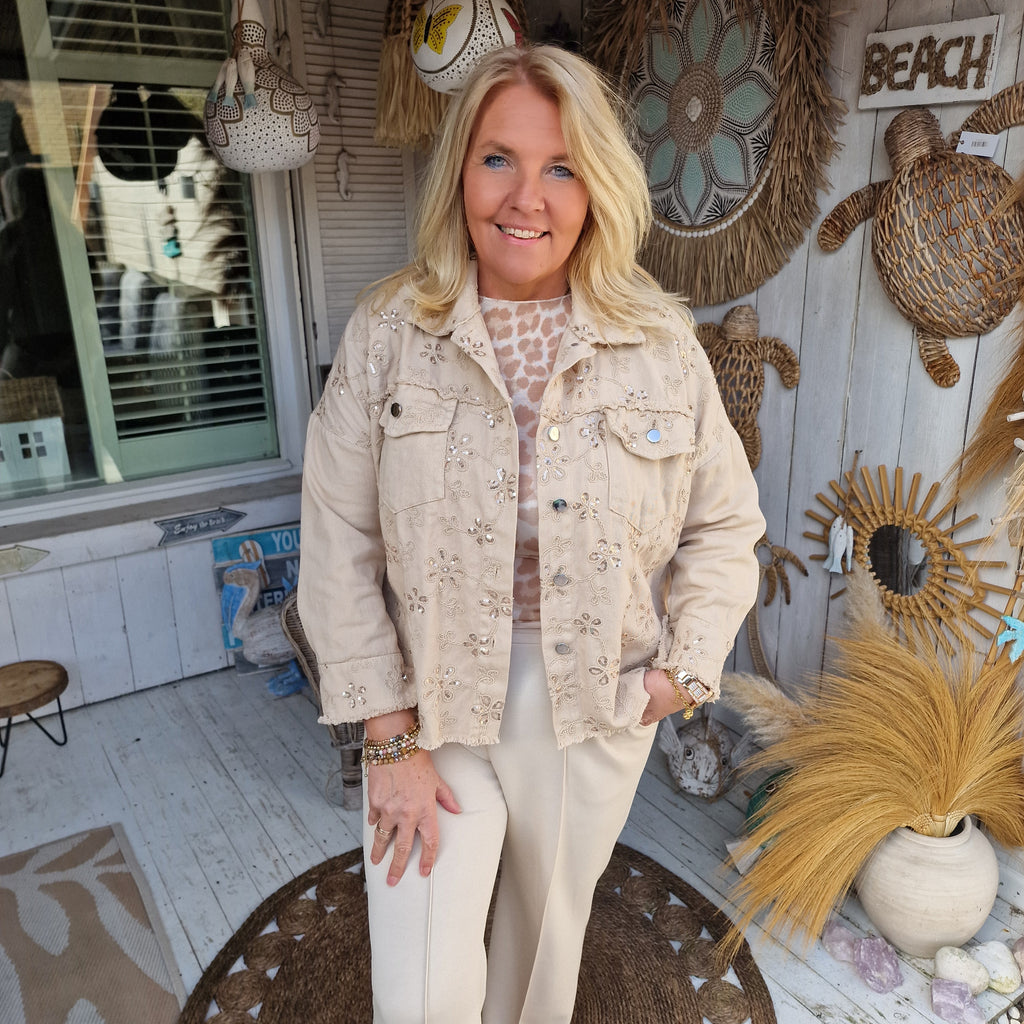 Sahara Bloom Jacket beige