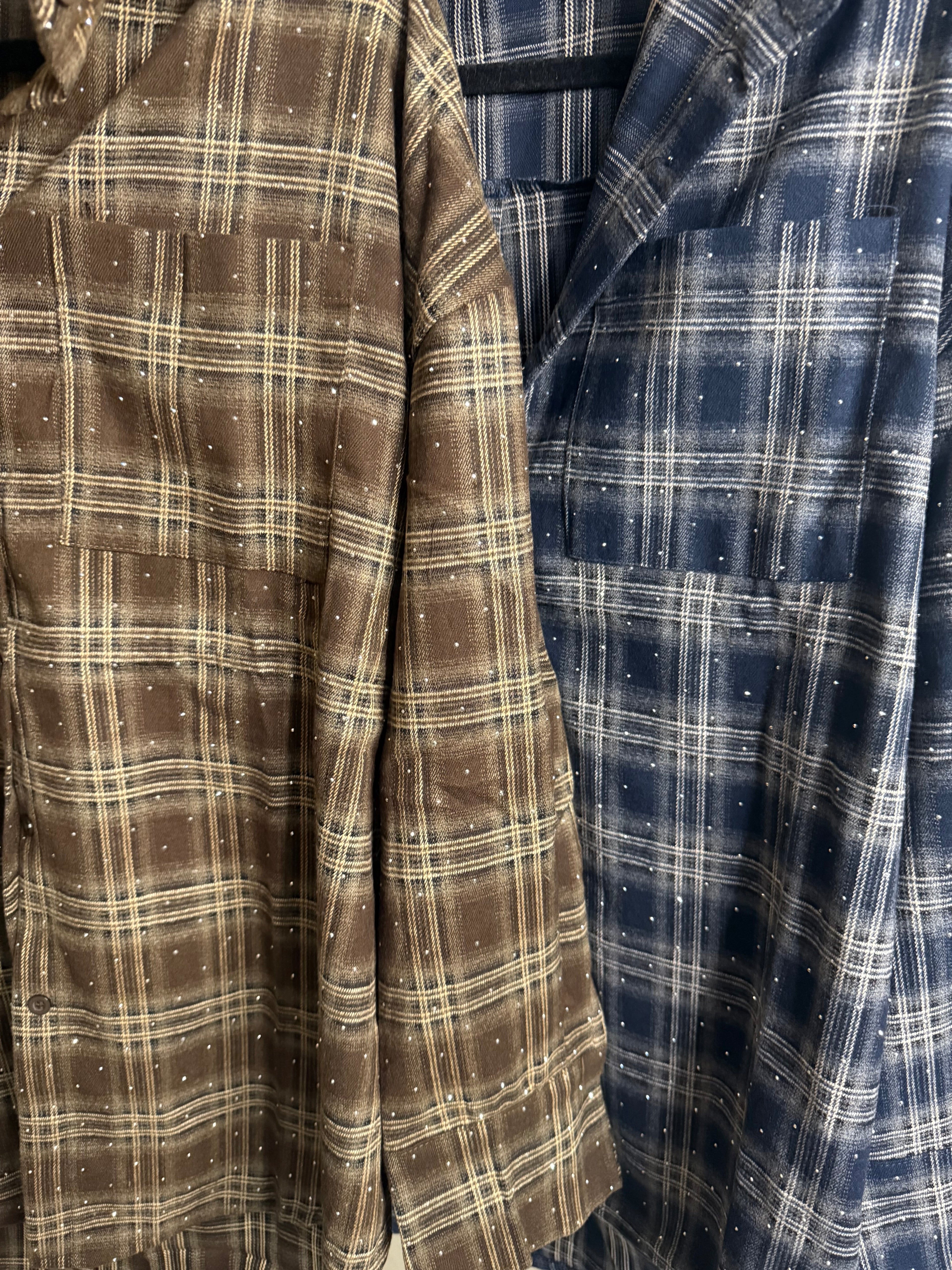 French kiss blouse bruin