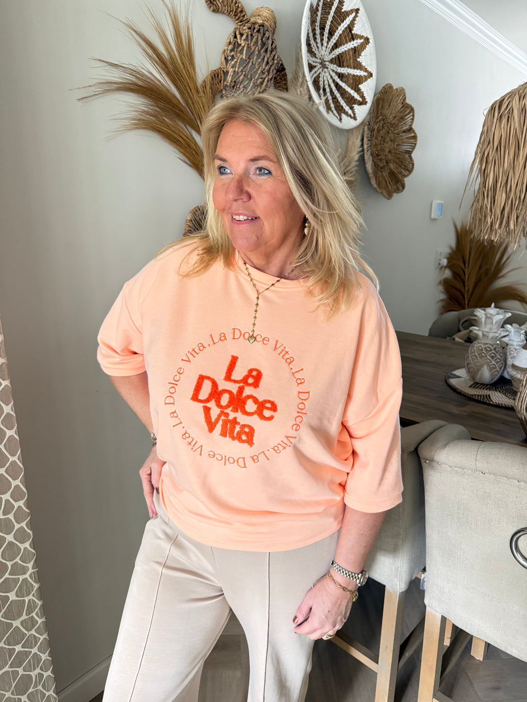 La dolve vita top zalm