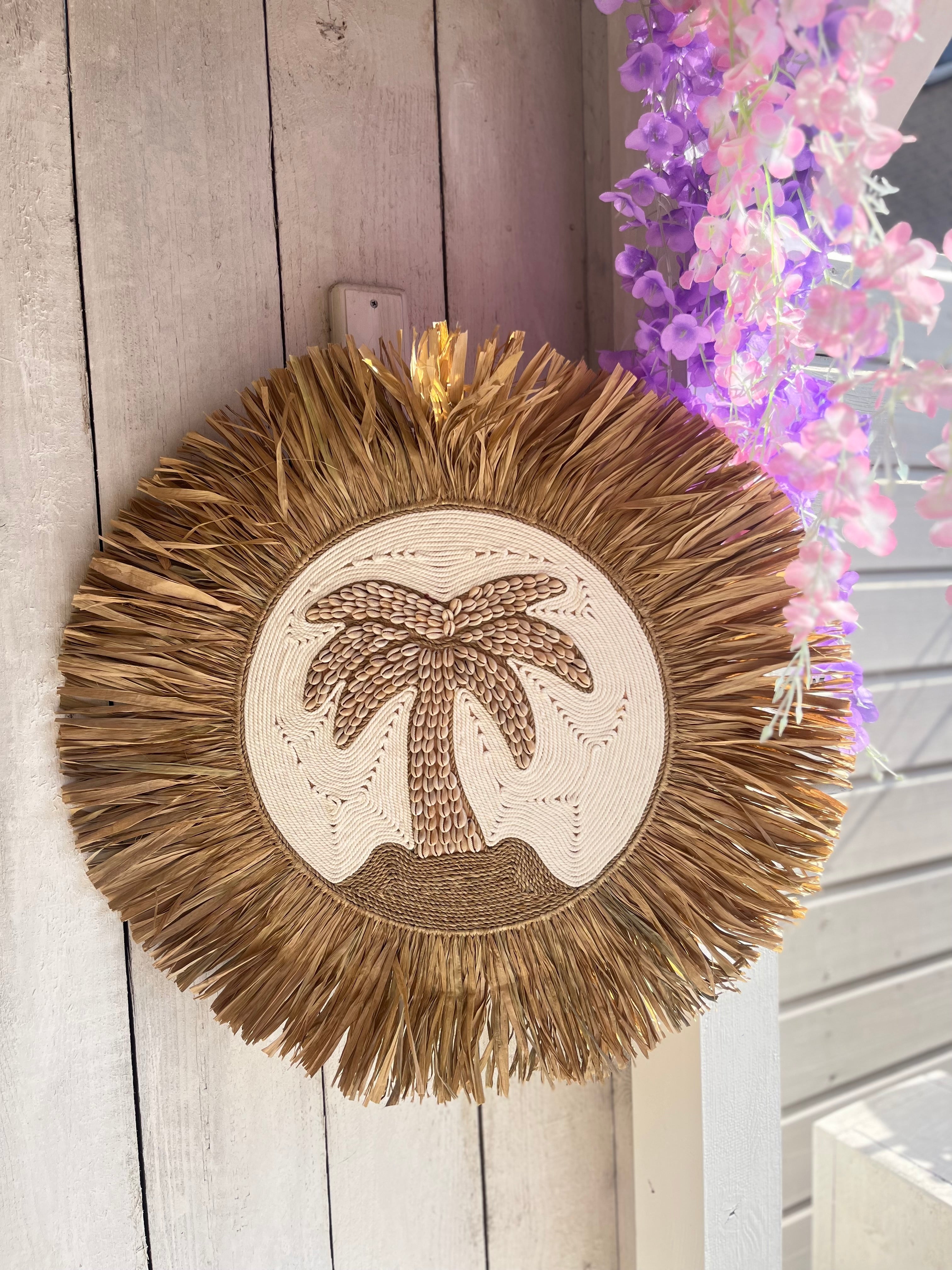 Palmboom rond hanger