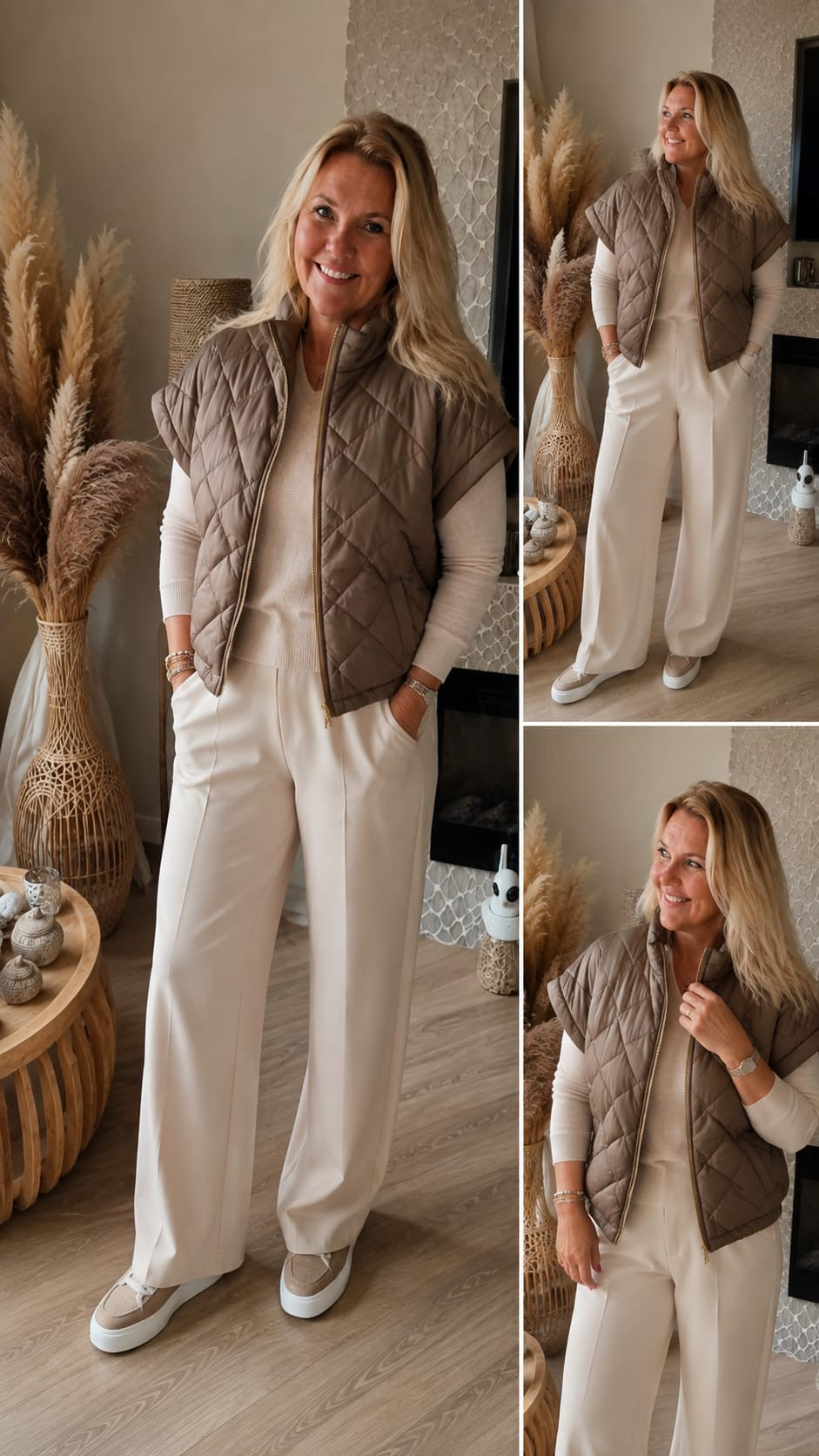 Bodywarmer emma taupe