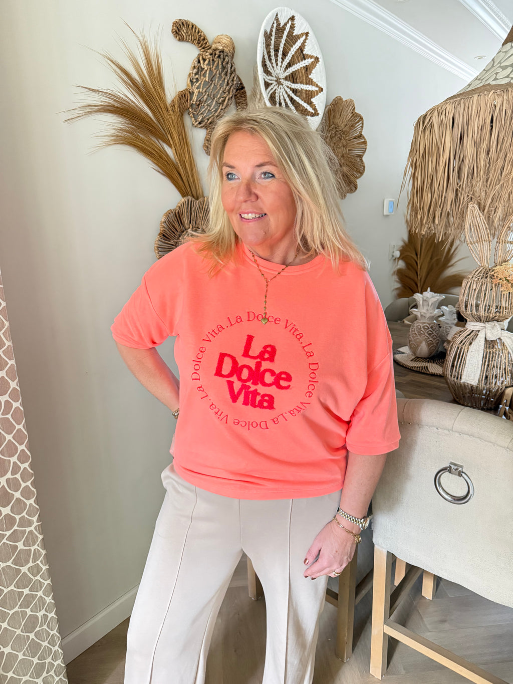 La dolce vita top koraal