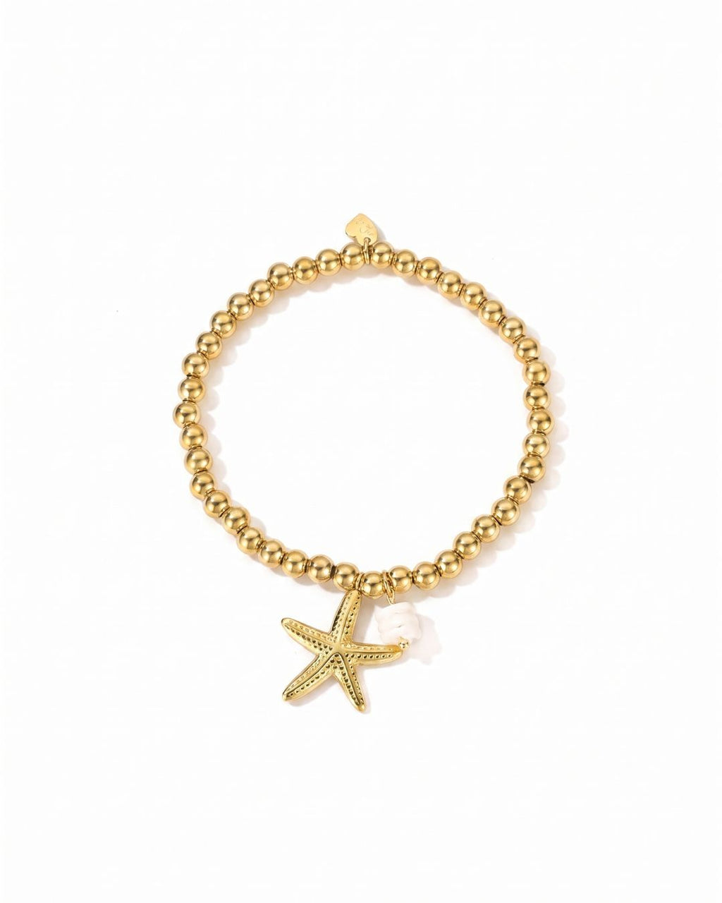 Armband Goudkleurig met Zeester & Schelp