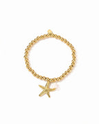 Armband Goudkleurig met Zeester & Schelp