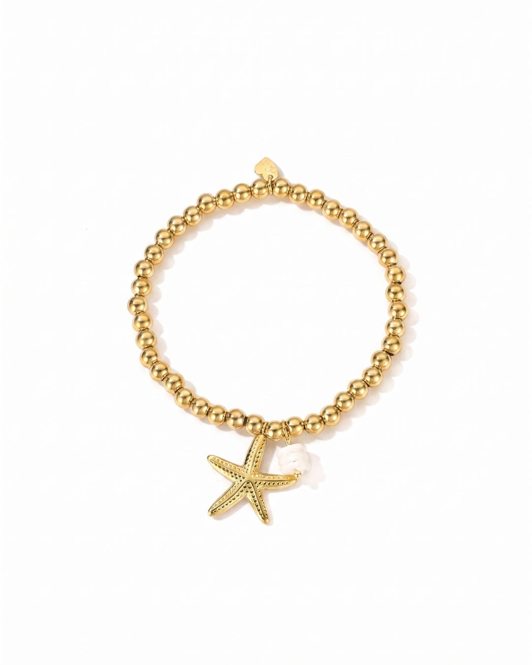Armband Goudkleurig met Zeester & Schelp