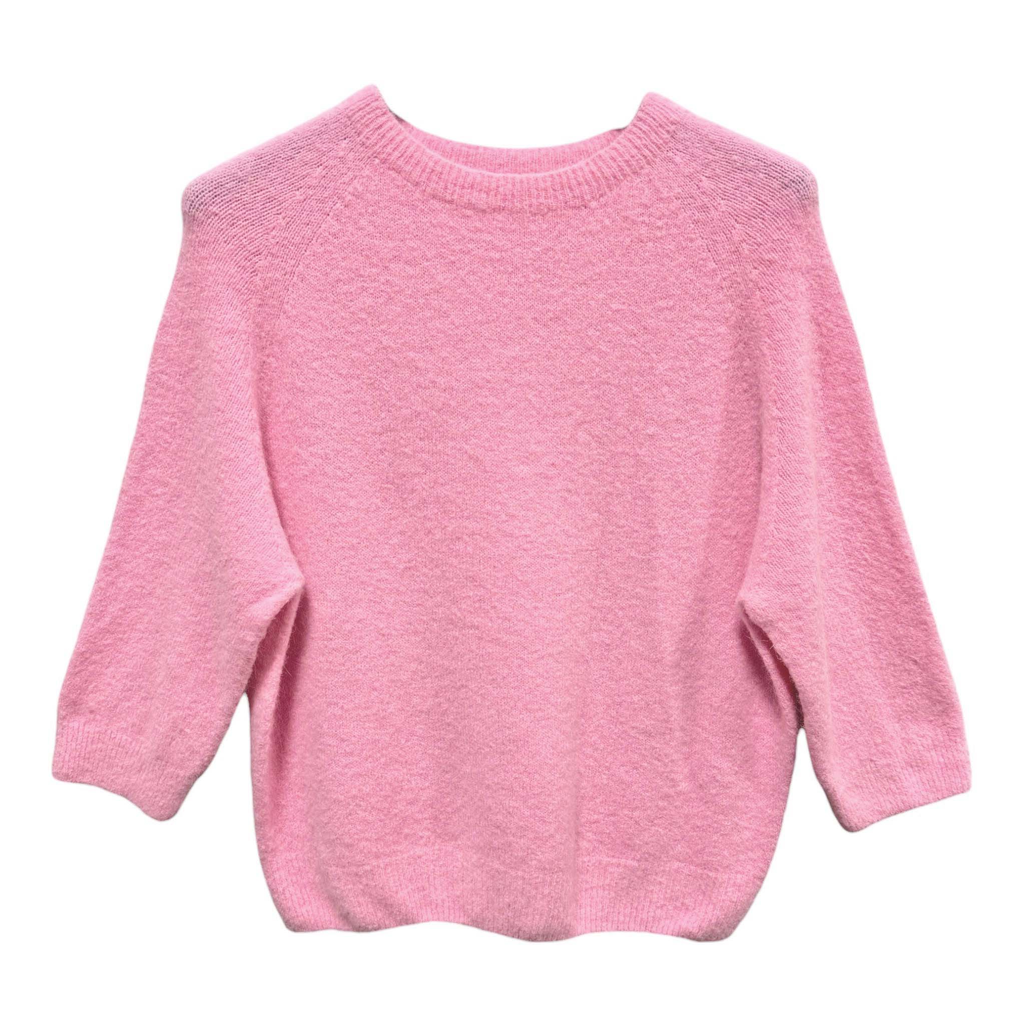 Alpaca top lichtroze