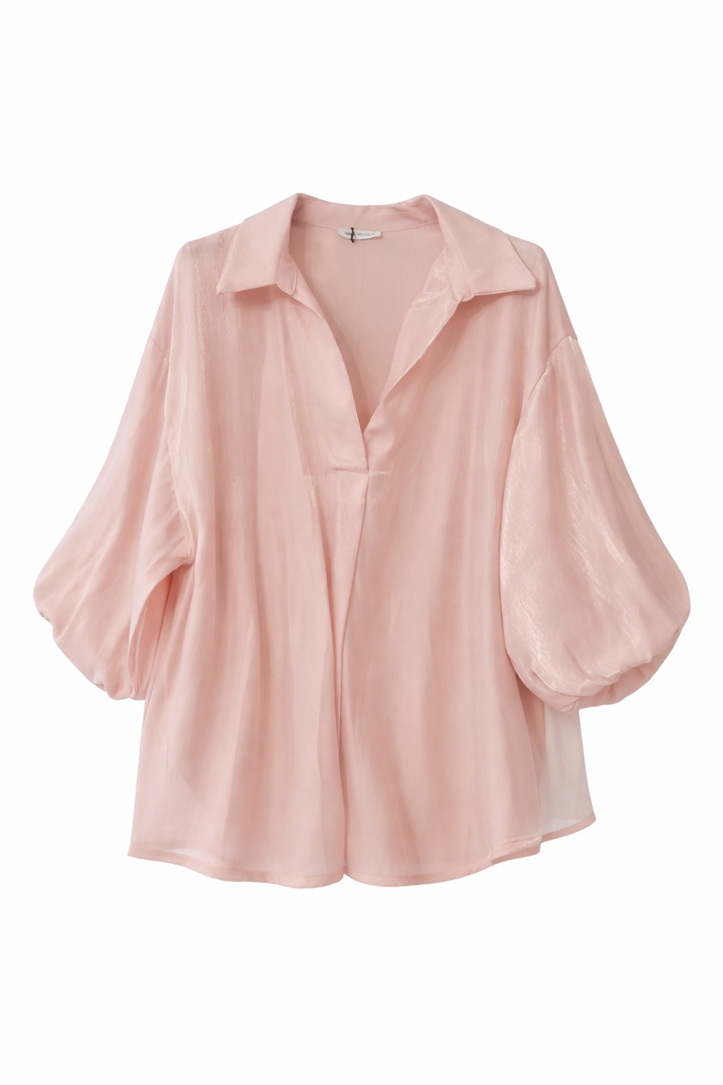 Glans blouse pink
