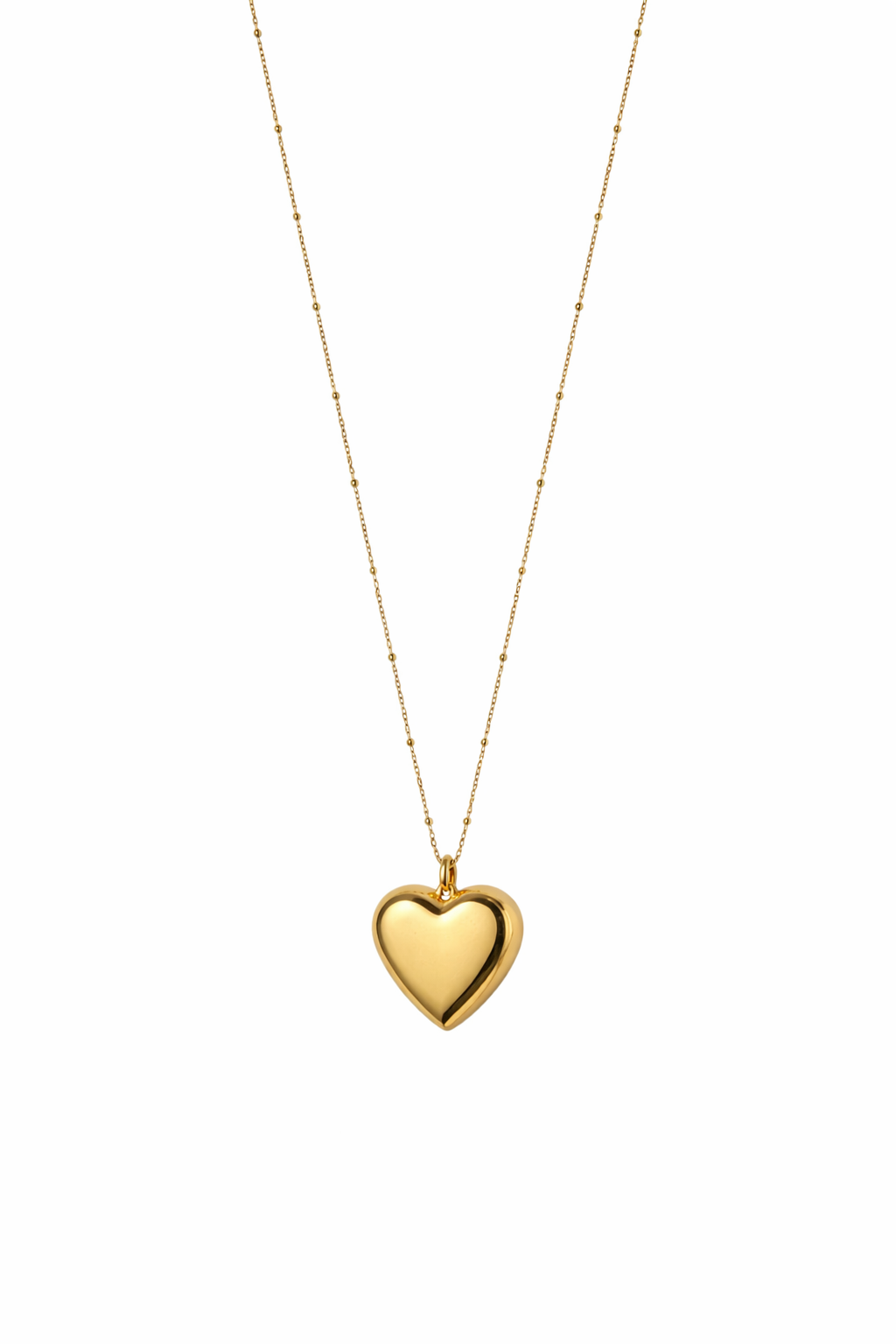 Gouden Hart Ketting – Minimalistisch Sieraad voor Dames