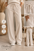 Comfy & Chic Jog Pantalon Ecru
