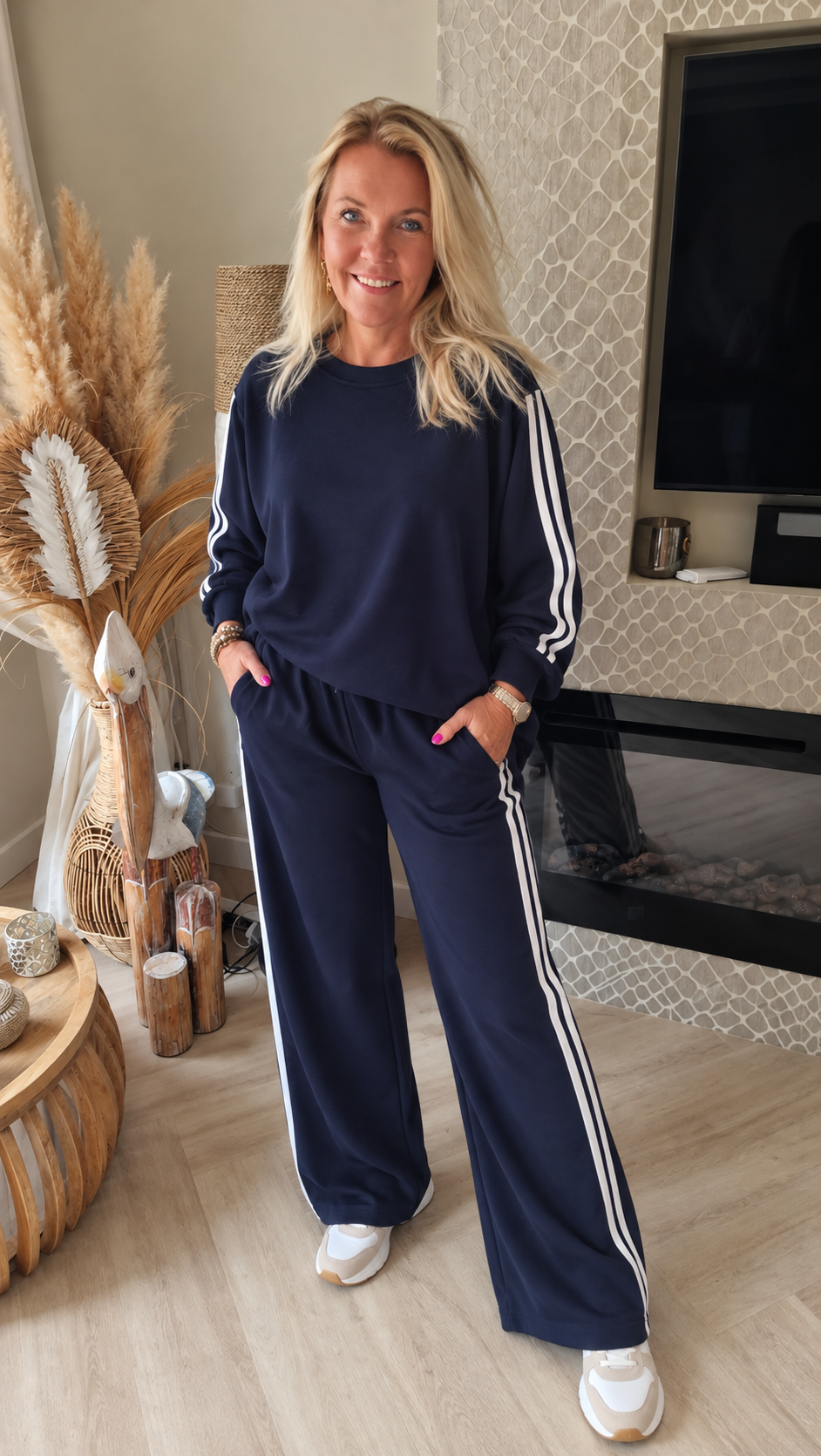  Comfypak Stripe – Navy