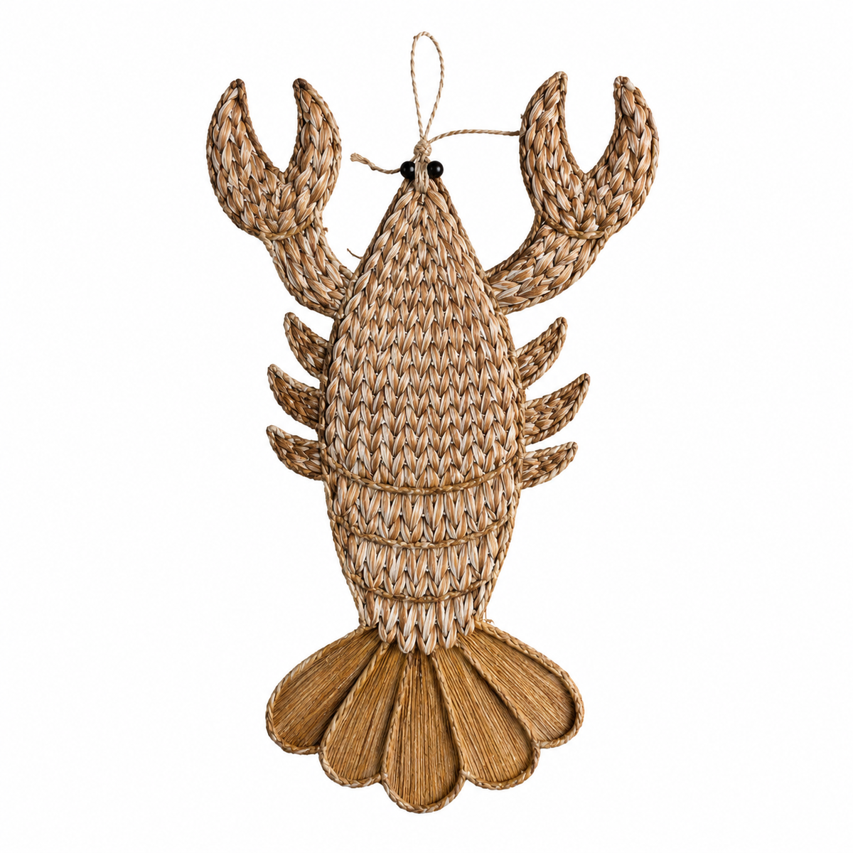 ecoratieve wanddecoratie Krab gemaakt van echte schelpen in beach-house stijl van EllesDelanaStyle.