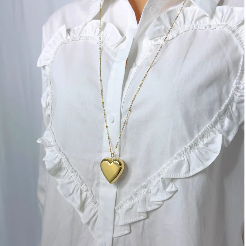 Lange hartjes ketting