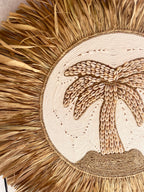 Palmboom rond hanger