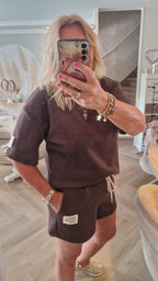 Life Isn`t Perfect But Your Outfit Can Be Twinset Dames Top& Broek Set