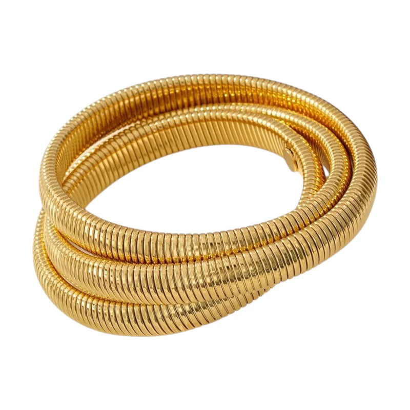 Gouden chunky bangle