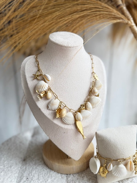 Golden Coast ketting + armband
