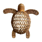 Handgevlochten Schildpad 'Fenny' - Waterhyacint  - Boho Decoratie - Bali