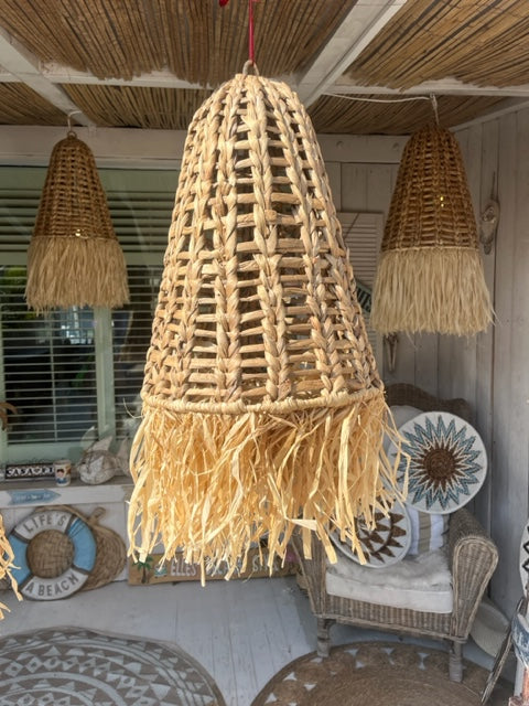 BOHO rotan lamp