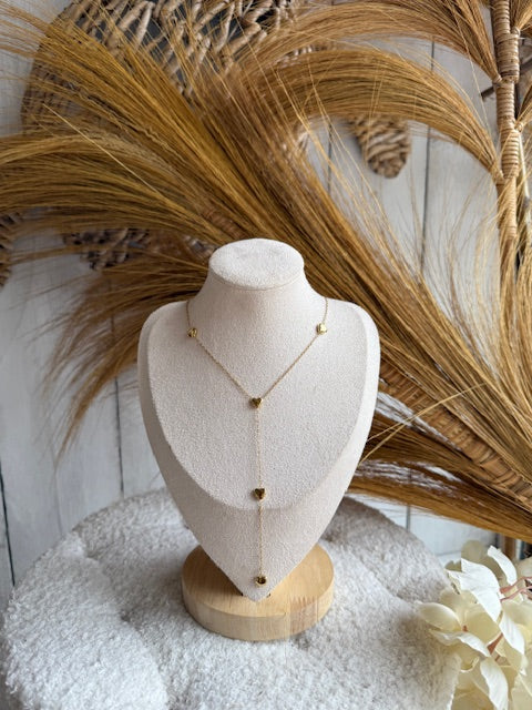 Boho heart ketting