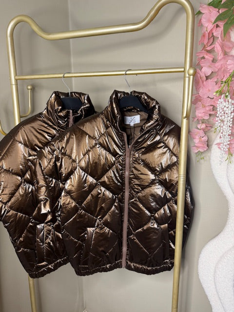 Metallic bodywarmer