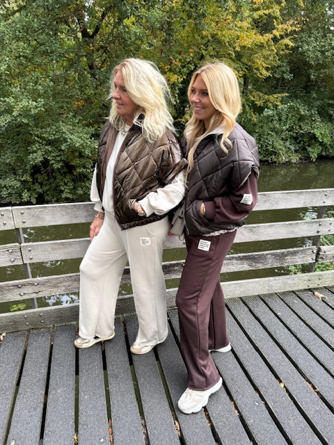 Metallic bodywarmer