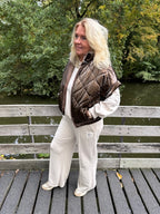 Metallic bodywarmer