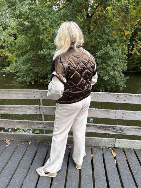Metallic bodywarmer