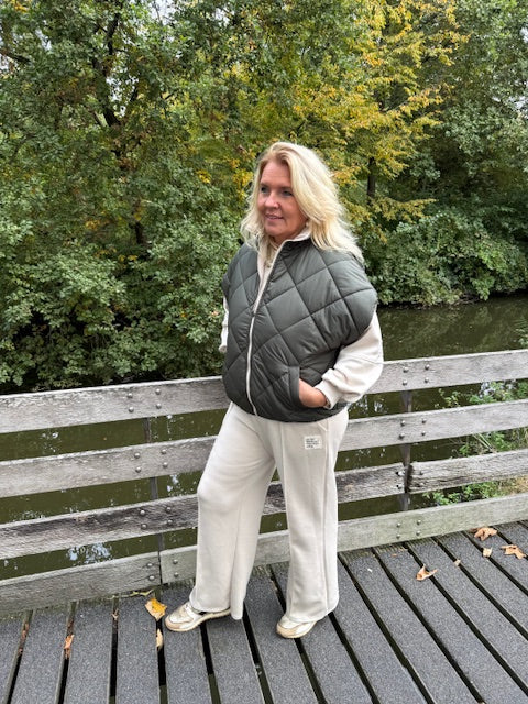 Bodywarmer Elina groen