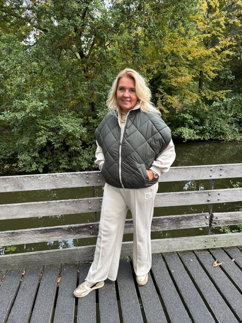 Bodywarmer Elina groen