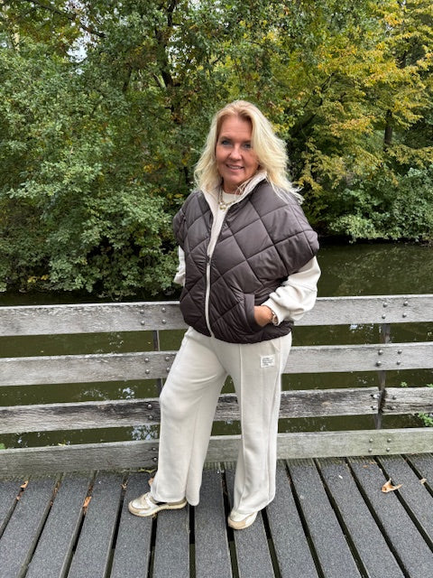 Bodywarmer Elina choco