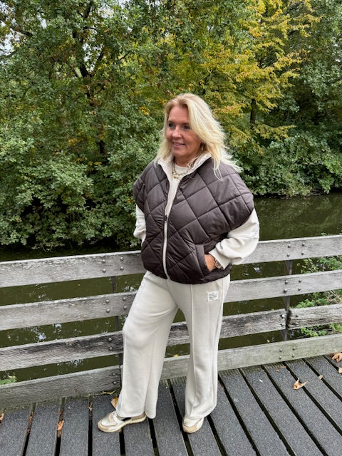 Bodywarmer Elina choco