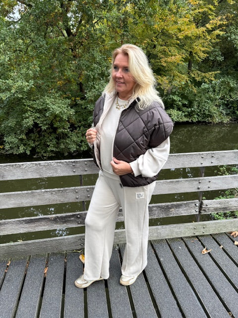 Bodywarmer Elina choco