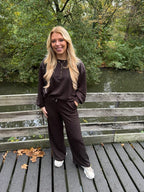 Diamond two piece set choco