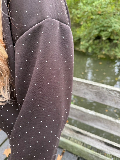 Diamond two piece set choco