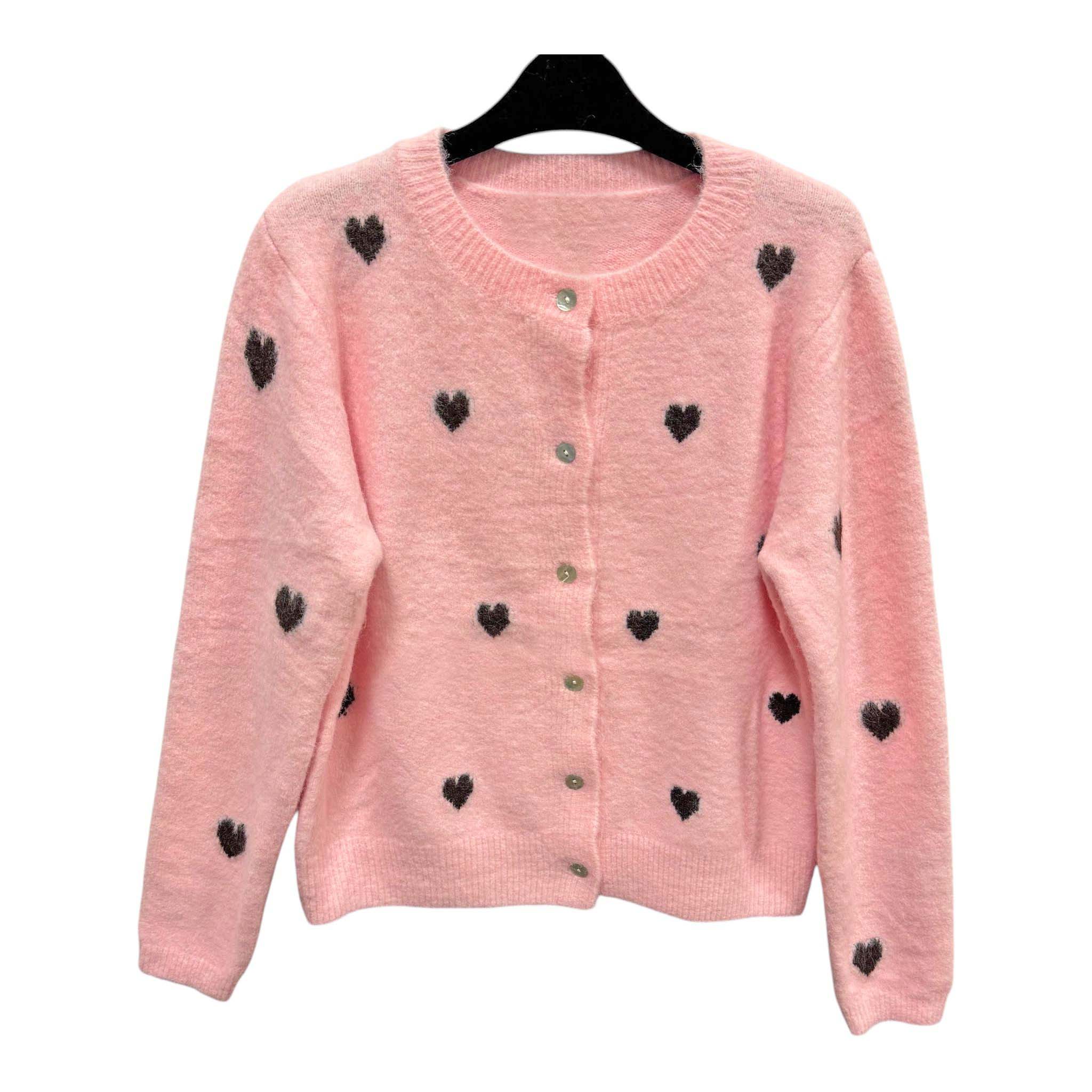 Gebreid vestje lichtroze