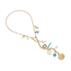 Gouden Charm Ketting – Zee & Schelp Design