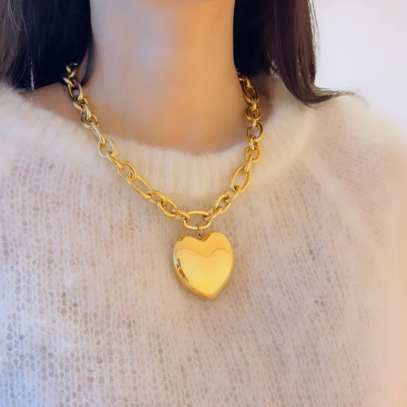 Heart of gold ketting