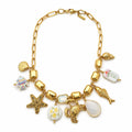 Charm-ketting | Goud uit de oceaan