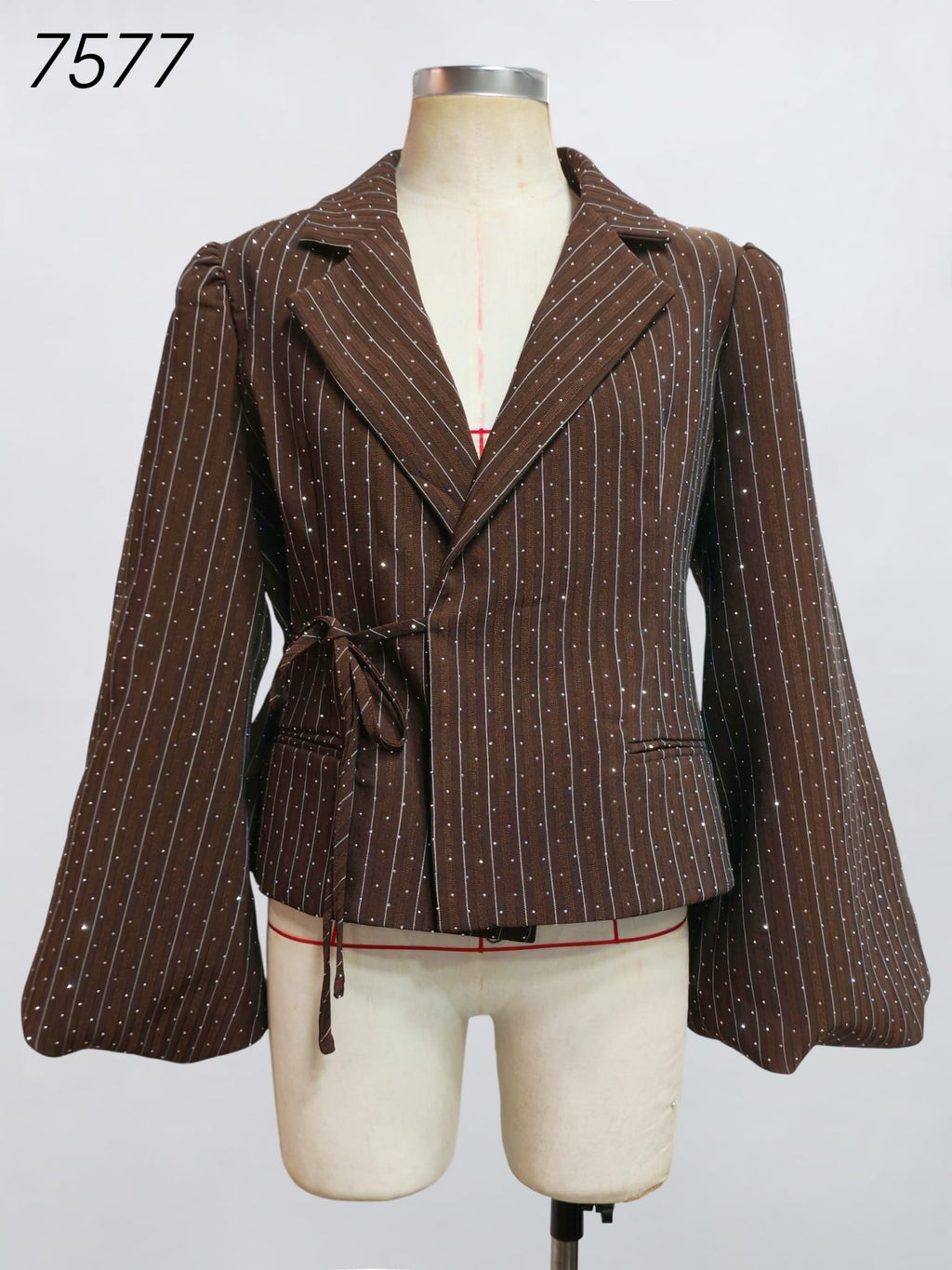 Choco chic blazer