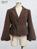 Choco chic blazer