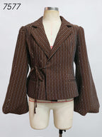 Choco chic blazer