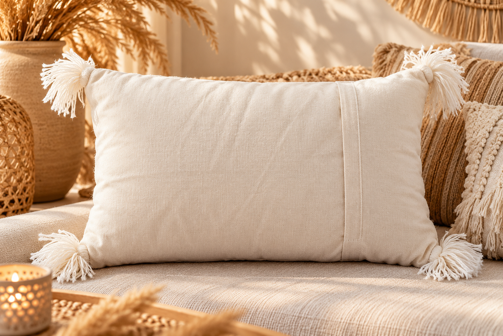 Bohemian Sand Sierkussen – 60 x 40 cm