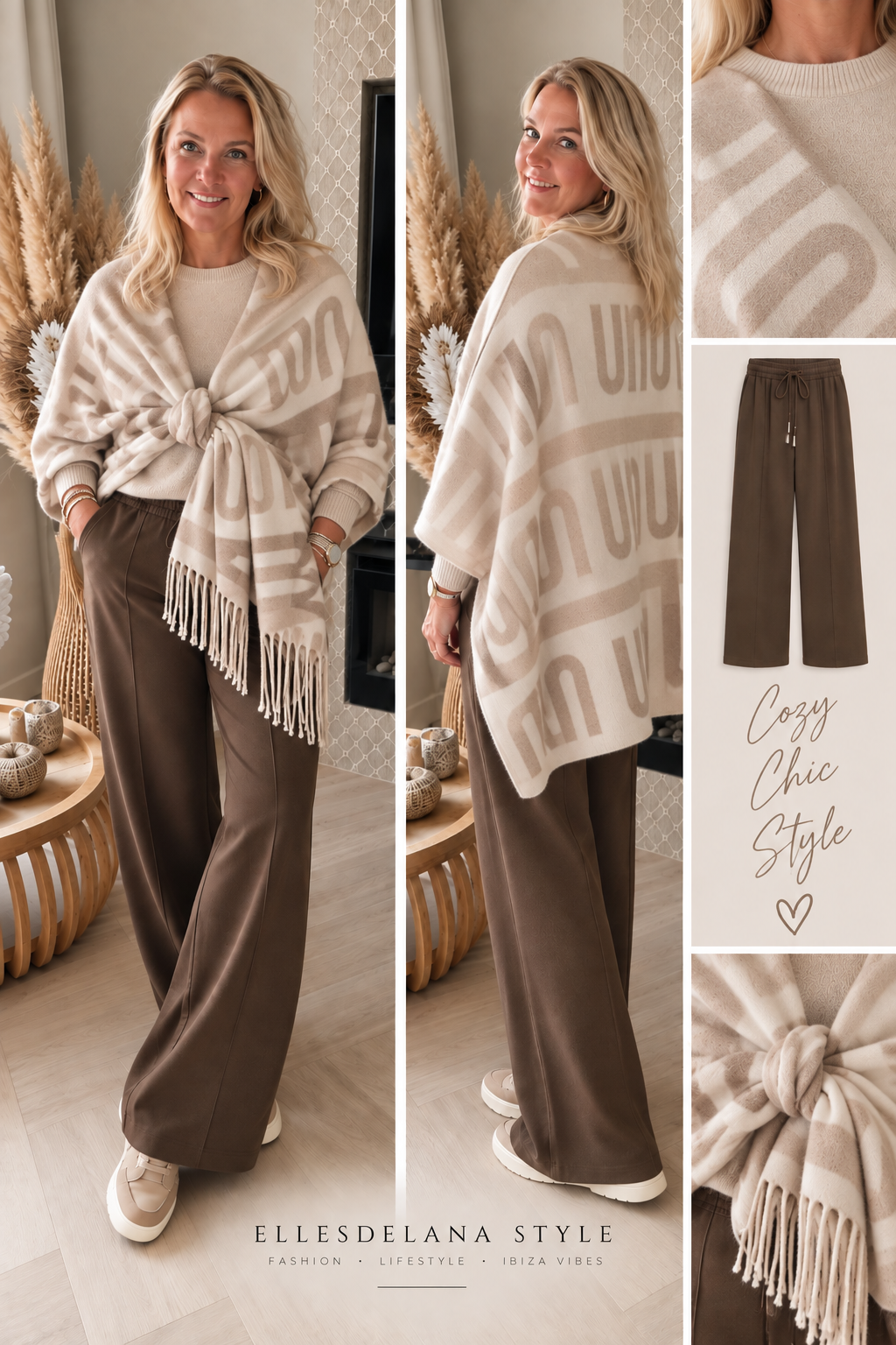 Omslagdoek – Cozy Chic in twee kleuren