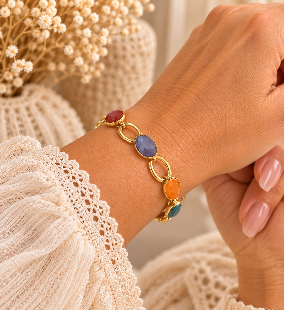 Armband Colourful Elegance – Stainless Steel