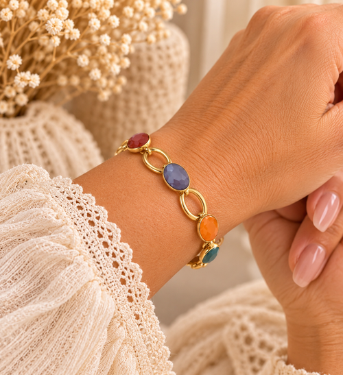 Armband Colourful Elegance – Stainless Steel