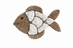 Handgemaakte Boho Vis - Ibiza Style - Schelpen & Bali Craft - 20cm